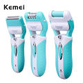 Daling 3 in 1 Original 6198B Rechargeable Electric Shaver Epilator Callus Hair Remover For Ladies Women Girl Body Leg Armpit Hair Removal Machine Womens Shaving Machine Professional Beauty Tool Kit Best Hair Removing Machine For Ladies. 