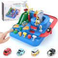 Car Adventure Toy, Race Tracks For Boys Car Adventure Toys for 3+ Year Old Boys Girls, City Rescue Preschool Educational Toy Vehicle Puzzle Car Track Playsets for Toddlers. 