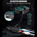 Multifunction Car Bluetooth Transmitter MP3 Player USB Charger(T67). 