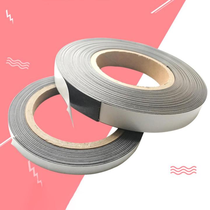 1mx2cm Flexible Slim Soft Rubber Dual Sided Strong Magnetic Strip Home DIY Tape