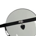 Collar women's collar leather bell neck ring dark love pendant collar neck ring chain necklace. 