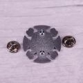 Iron Cross Skull Brooch Skull Shield Insignia Rock Steam Punk Accessories Fashion Jewelry for Friends Backpack Shirt Accessories. 