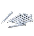 pack of 30 - 2 Inch Hardened Steel Concrete Nails for Wall - Silver. 