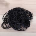 38x1.4 mm Black Rubber Bands School Office Tying Gadgets Strong Elastic Rubber Band. 