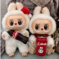 New Original Pop-Mart Labubu Blind Box Monsters Doll Labubu Doll Plush Toy & Keychain – Have a Seat Trending Cute Cartoon Character | Soft Stuffed Kawaii Anime Heart Moving Macaron Mokoko Anime Figure Hanging Bag High Quality Holiday Gifts. 