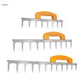Tiling Masonry Tool Notch Trowel Lightweight Easy to Push and Pull Professional Paving Tiles Device Tiles Flooring Hand Trowel for Craftsmen. 