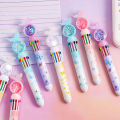 summerflowers 10Color 0.5mm Student Cartoon Ballpoint Pen Cute Butterfly Colorful Pens Kids Diary Scrapbooking Drawing Stationary. 