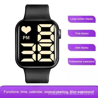 Led watch fashion tactile