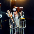 REFLECTIONZ TRADERS ™ S-Shape Acrylic Makeup Organizer – Multifunctional Cosmetic Organizer Box for Brush, Cream, Perfume, Lipstick Holder – Jewelry, Nail Polish, Eyebrow Pencil, Toothbrush, Stationery Holder – Durable Home Organizer for Dressing Table. 