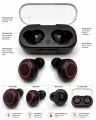 M10 and M04 Stereo TWS Wireless Bluetooth Earbuds V5.0 with Touch Sensor and Built-in Mic, True Stereo, 10m Transmission, Charging Case, Sports Headset for All Bluetooth Devices - Black. 