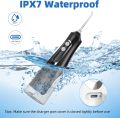 ZACCER Oral Irrigator (M209) Water Flosser with 4 Modes and 4 Nozzles, 310 ml Waterflosser Wireless  IPX7 Waterproof, Portable Dental Shower, USB Rechargeable Teeth Cleaning, Oral Irrigator for Travel & Home. 