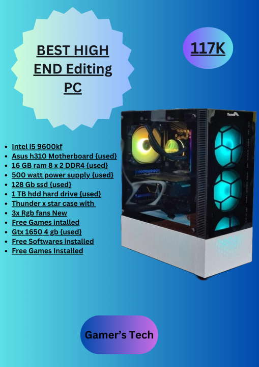 Pc Razaq BEST EDITING AND RENDERING PC | Daraz.pk