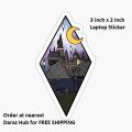 Harry Potter Sticker for Laptop - Aesthetic Stickers - Hogwarts Legacy Stickers - Size 3inch x 2 inch. 