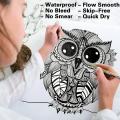 Micro Fineliner Drawing Art Pens Neelde Drawing Manga Pen Brush Art Markers Waterproof Fineliner Sketching Pen Stationery. 