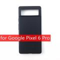 Google Pixel 6 Pro Back Cover Soft Tpu Slim Flexible Case For Google Pixel 6 Pro- BLACK. 