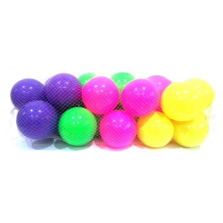 Pack of 25 Extra Large Soft Plastic Kids Play Tent Balls (9 cm) Daraz