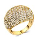 Milangirl High Quality Big CZ Rings Bling Rings for Women Wedding Engagement Fashion Jewelry Golven Toy. 