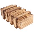 Vintage Wooden Puzzle Box with Secret Drawer Magic Wood Compartment Brain Teaser Toys Puzzles Boxes Kids Toy Gift. 
