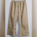 New Fashion Arena SKIN COLOR EMBROIDERED TROUSER. 