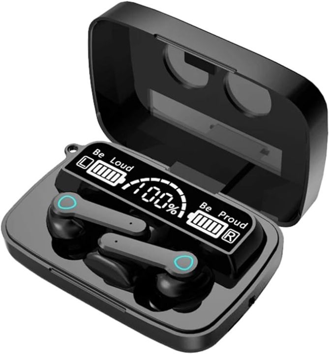 M19-19 Earbuds TWS Earphone Touch Control Wireless Bluetooth 5.1 Headphones With Microphone Flashlight Function