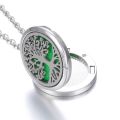 DIY Aromatherapy Necklace Open Locket Jewelry Perfume Essential Oil Diffuser Pendant Magnetic Stainless Steel Aroma Box Necklace. 
