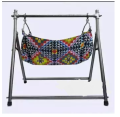 Baby Cradle Swing Newborn Baby Iron Rod Swing Cradle with cradle cover. 