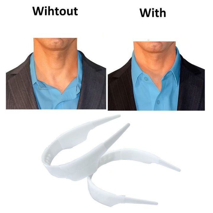Adjustable Shirt Collar Support Shaper Gift Slick Collar Stays Bundle Kit Shirt Stand Collar Tool Collar Stays Shirt Anti-roll Fixed Shaper