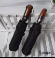 Compact Windproof Umbrella - Sun and Rain, Lightweight close and open with button. 