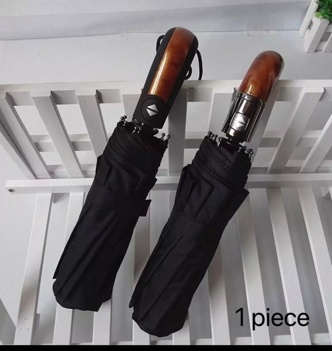 Compact Windproof Umbrella - Sun and Rain, Lightweight close and open with button
