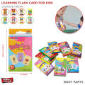 Early Learning Imported Teaching Flash Cards Set of 36 cards for Kids Montessori Education, Flash Cards Educational Toys Cognition Card available in English, Animal, Shape, Fruit, Vegetable, Beginning Words, Telling Time, Colour, Daily Necessity. 
