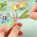 10pcs Early Learning Toys Funny Insect Paper Jigsaw Puzzles 3D Cognition DIY Handmade Paper Card Paper Insect Cartoon Insect Paper Mode Kids Birthday. 