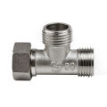 Toilet Copper T-Adapter G1/2 T-Valve Diverter Valve Three Way Device Hole Water Pipe For Bath Bidet Sprayer Shower Home Improvem. 