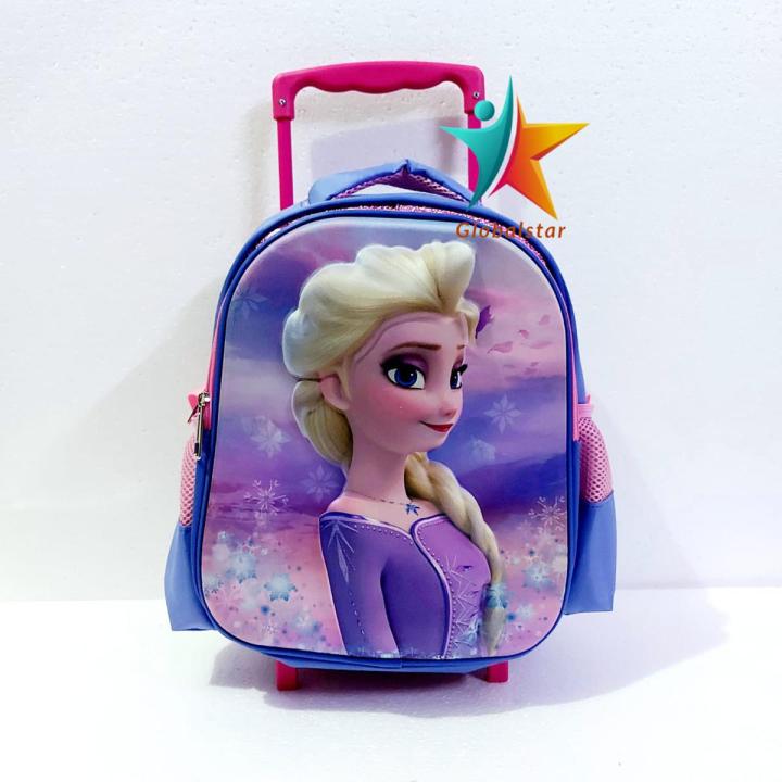 Frozen school bags with wheels best sale