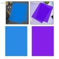 2Pcs PVC Translucent Sheet A4 for Lamp Headlight Stage Lighting. 