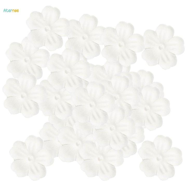 100 Pieces Satin Fabric Silk Artificial Flower Petals for Party Home Wedding Decoration 2.16''
