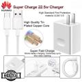 100% Original Huawei 22.5W 5A Type C SuperCharger For p10 p10plus p20 p20lite mate10 pro p30 p30lite mate9 honor10 mate20X nova5T. 
