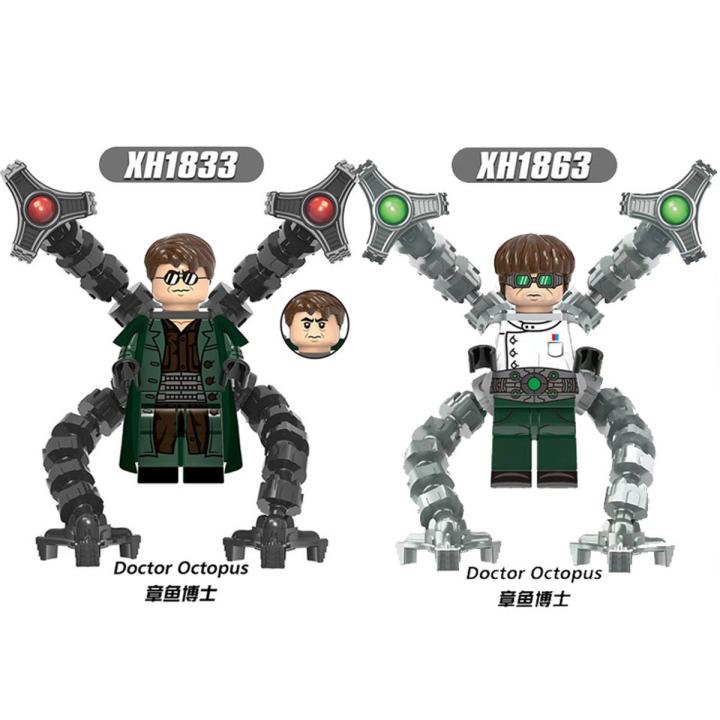 Single Sale Marvel Doctor Octopus Figures Building Blocks Doc Ock Assemble Bricks for Children Gift Collection Toys XH1833