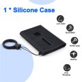 Storage Travel Case Silicone Protective Cover T7 Press Portable SSD External Solid State Drives. 