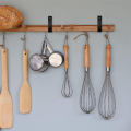 Curtain Rod Holder Bracket, Loop Strap for Wood Curtain Rod, Dowel Rod Holder for Hanging Towel Tapestry Canoe Paddle. 