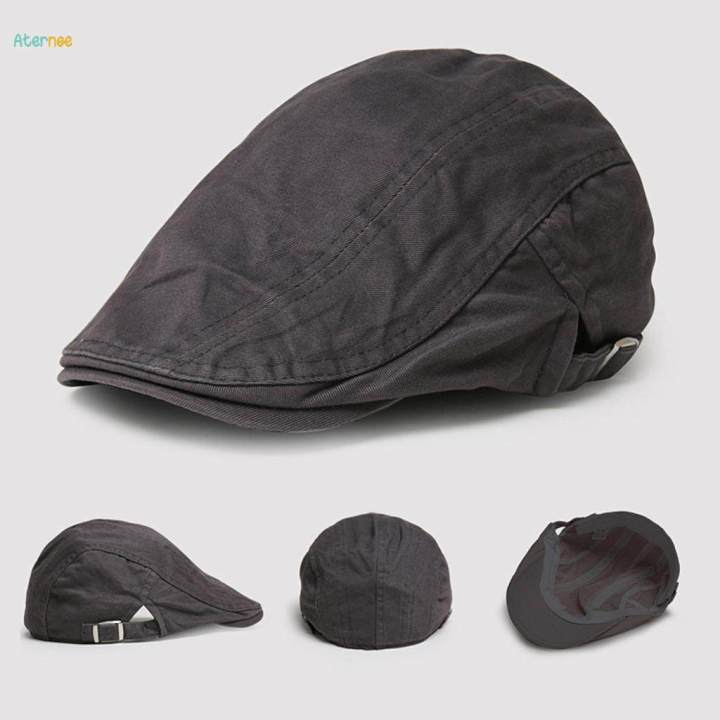 Phenovo%20Men's%20Cotton%20Summer%20Duckbill%20Golf%20Driver%20Cap%20Hat%20with%20Classic%20Buckle%20-%20Gray,%2055-60%20cm%20-%20Image%204