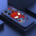 For Infinix Note 30 4G 5G Phone Case Cartoon Spper Hero Spiderman Side Design Back Cover Liquid Soft Square Silicone Case. 