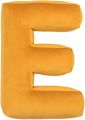 Personalized "E" Alphabet Velvet Cushion - Soft, Plush, and Customizable!. 
