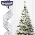 Green forest Decorative Ribbon Bronzing Gifts Bouquet Wrapping Gauze Ribbon. 