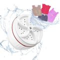 Mini Washing Machine Portable Ultrasonic Turbine Sterilization-Washing Machine Spin Laundry Washer-Portable Mini Washing Machine-USB Powered Wash machine Turner- Ultrasonic Turbine Clothes Dish Washer-Mini Personal Rotary Washing Machine. 