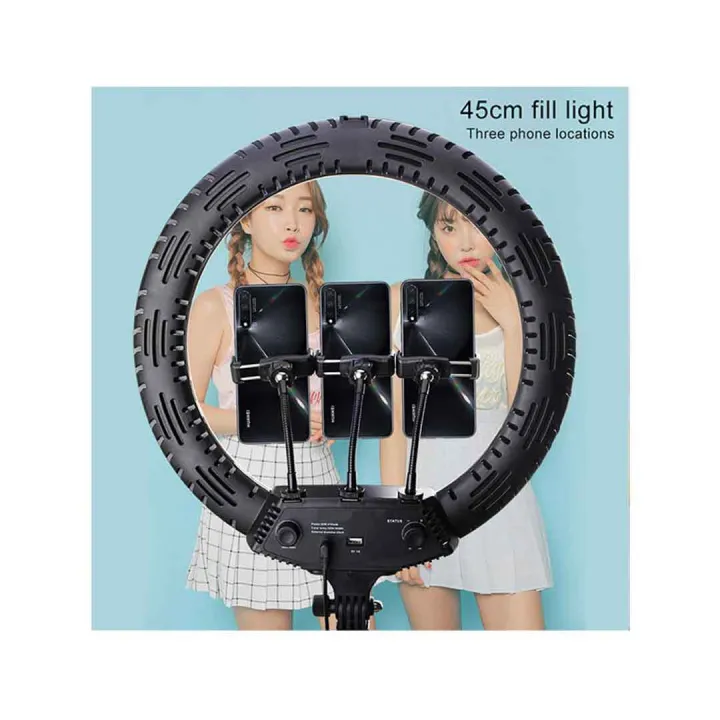 LED%20Ring%20Light%20K45%2045cm%20with%207%20feet%20Stand%20-%20Image%202