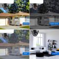 ZÒSI 4 Pack 2MP 1080p HD-TVI Home Security Camera Outdoor Indoor 1920TVL, 24PCS LEDs, 80ft Night Vision, 90°View Angle, Weatherproof Sùrveillance CCTV Black Dome Cameras.. 