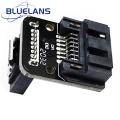 90 Degree Sata Adapter 6gbps Sata Adapter Male to Female Right Angle for Ssd Hdd Motherboard Fast Data Transfer for Desktop Computer Lossless Transmission Sata Adapter. 