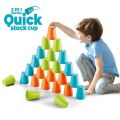 Quick Stack Cups For Kids 3 in 1 Educational And Learning Toys. 