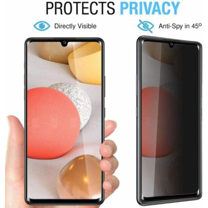 Samsung Galaxy A32 Anti_Spy Privacy Protector 360 Degree HD Tempered Glass Privacy Protector - Black