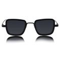 AlRashid Shopping Store Kabir Singh Silver Metal Frame Black Sunglasses For Boys/Man Gift Is Free Box & 1 One Cleaning Cloth. 